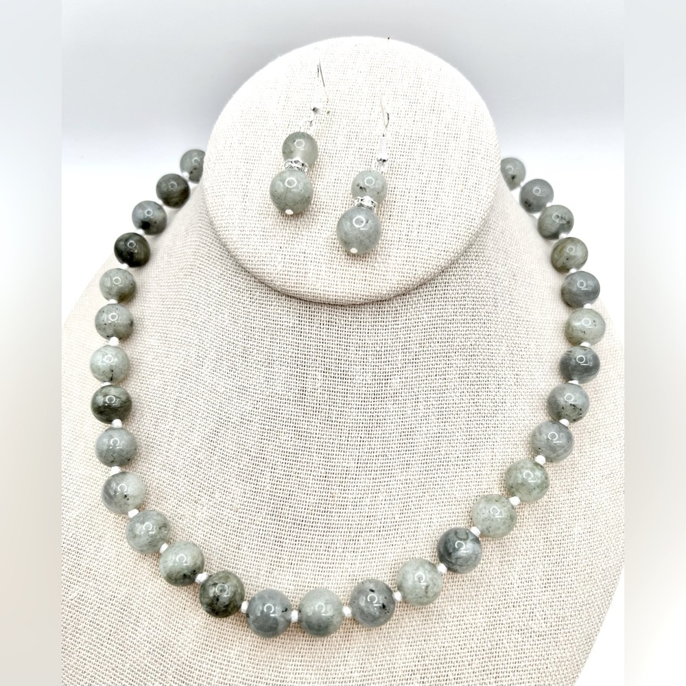 GREY LABRADORITE SET